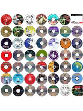 50 MISC CD-ROM LOT #4 - PC Software Lot CLEARANCE - NEW or LIKE NEW in Sleeves